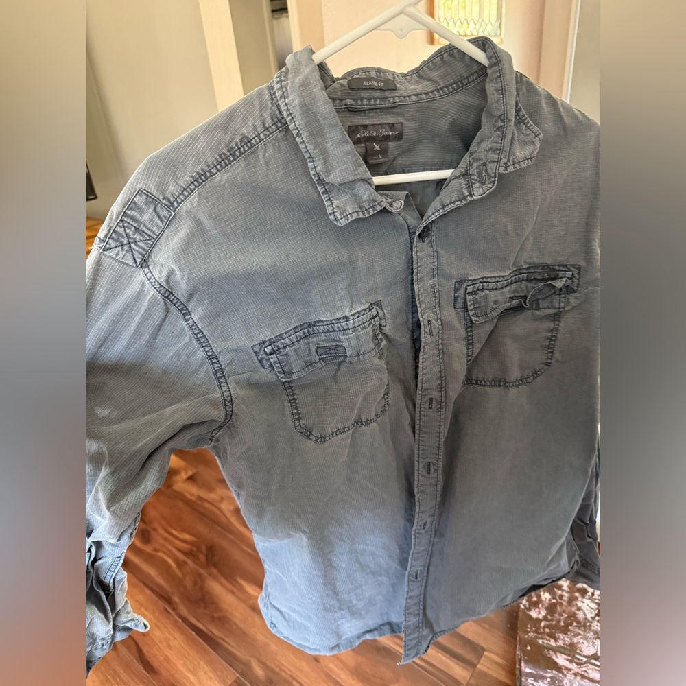 Eddie Bauer classic fit button up